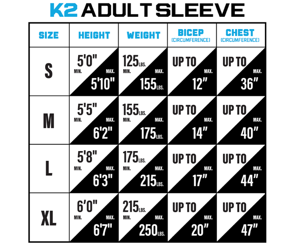 Used Gear-K2 Adult Sleeve